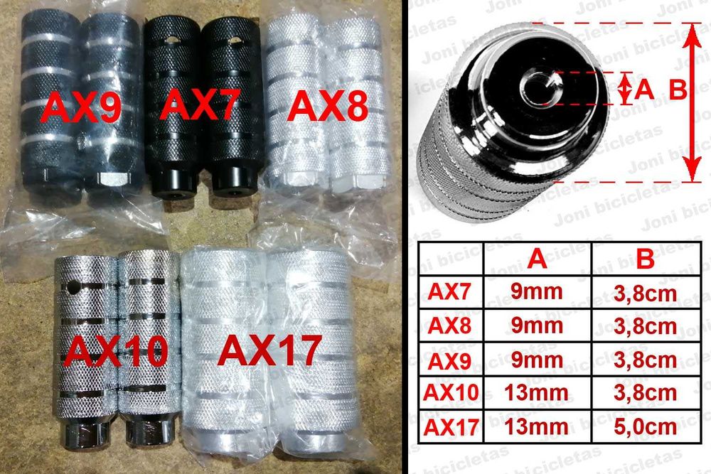 Peças p/ bicicleta BMX free style e tradicional