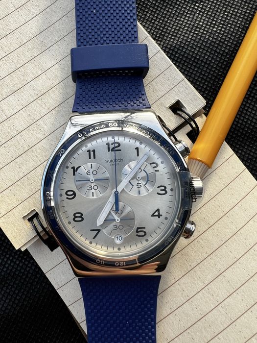 Swatch Irony Frescoazul, YVS439, Nowy, Full Set