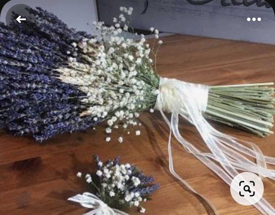 Komplet ślubny: bukiet z butonierką.