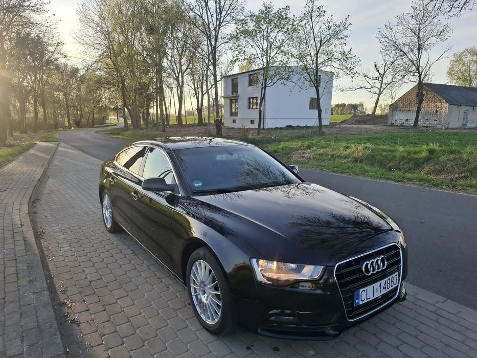 Audi A5 Sportback Piękne audi a5 2.0 tdi Lift skóry alu zarejestrowana