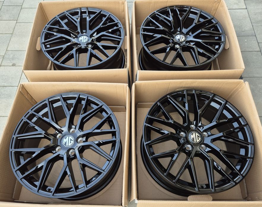 Felgi 18" 5x112 MG HS MG4 MG5 MG ZS EV TPMS Czarne Nowe | #RS4