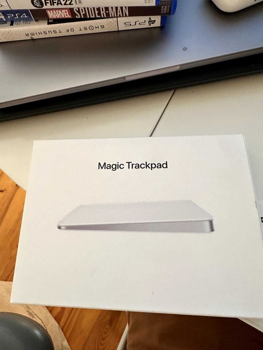 Apple Magic Trackpad Lightning + Caixa + Cabo