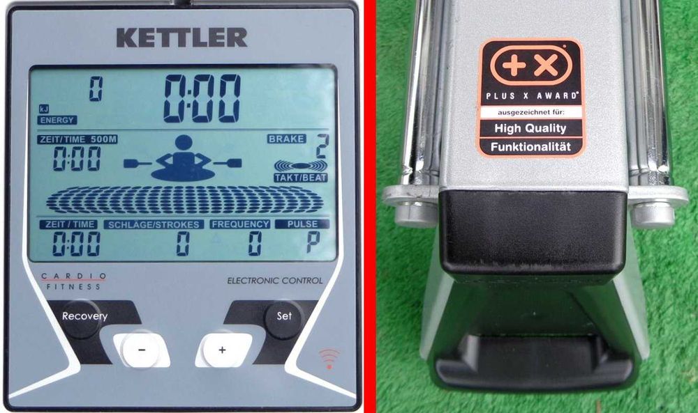 Wioślarz KETTLER COACH M + pas EKG + ŁAWECZKA ! Sklep 3600 zł !
