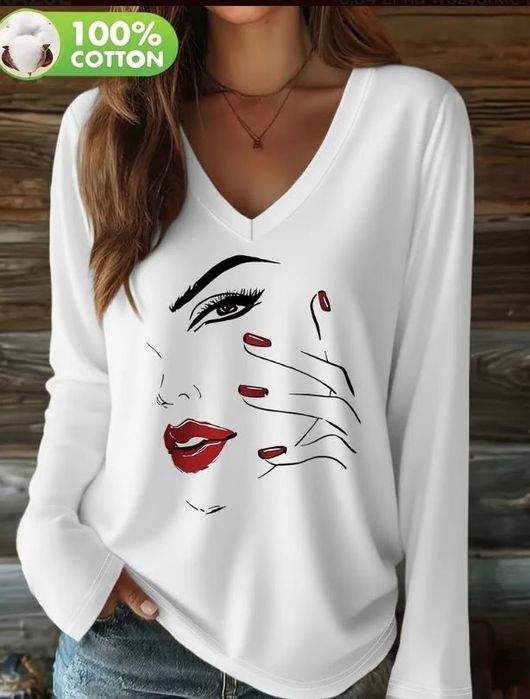 Bluzka damska nowa rozmiar XL XXL 100% Bawełna