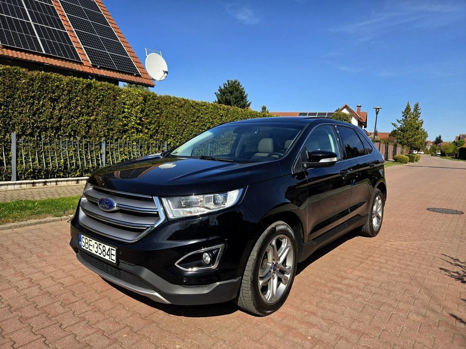 Ford Edge Titanium AWD 2.0 TDCi Twin-Turbo 210KM 2016r Kamera, Panorama, Virtual