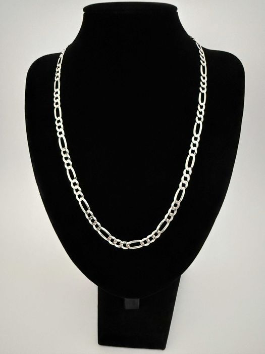 Srebrny Łańcuszek splot Figaro 57 CM 21 GRAM ! PR. 925 Okazja !