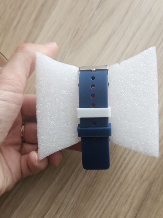 Zegarek elektroniczny TPW K9056 LCD sportowy 36 mm czerwono-granatowy NOWY
