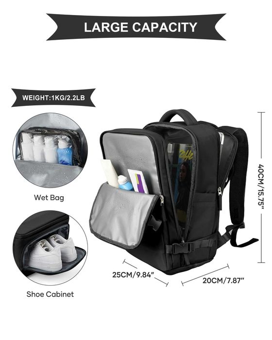 SZLX Ryanair Plecak Podróżny 40x20x25