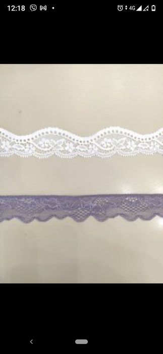 На метраж резинки, кружева, облямівки від 3 грн