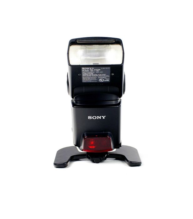 Lampa błyskowa Sony HVL-F42AM + Podstawka 100% OK STAN BDB!!