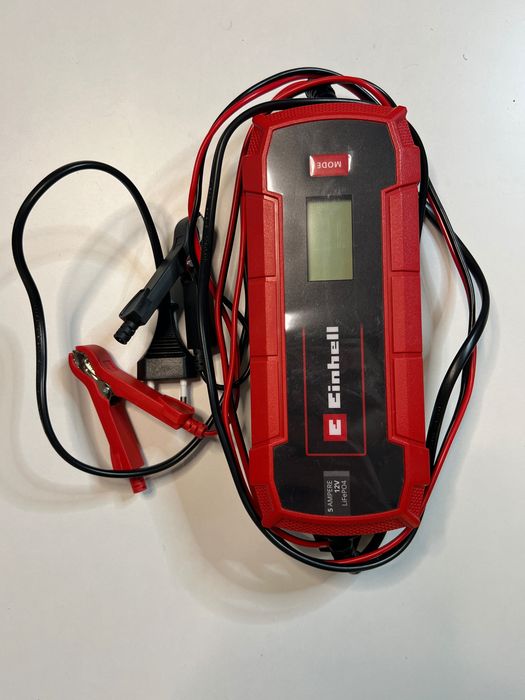 Einhell CE-BC 5 M LiFePO4 prostownik / ładowarka 12V jak nowy komplet