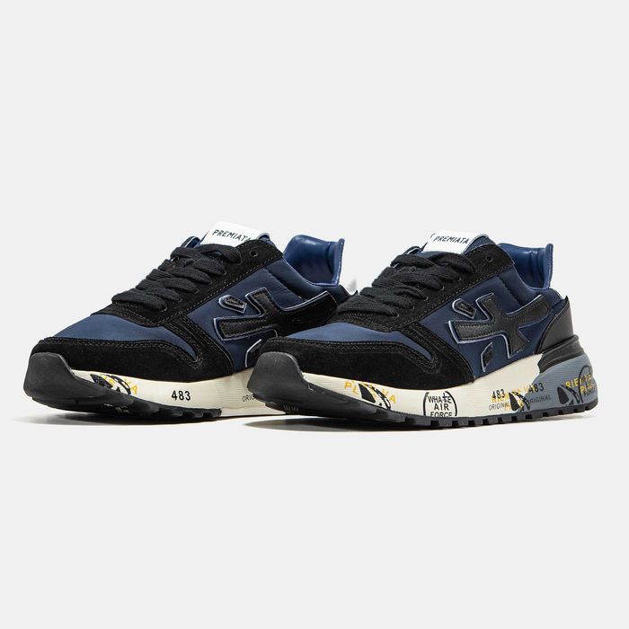 Кросівки Premiata Mick Dark Blue premium | Кроссовки чоловічі