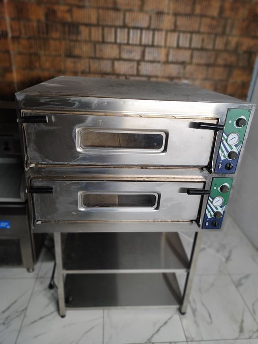Піч для піци подвійна на 12 піц Hostek Dual 66, Італія
