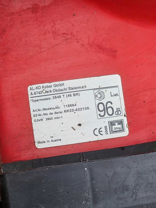 Kosiarka z napedem briggs&stratton