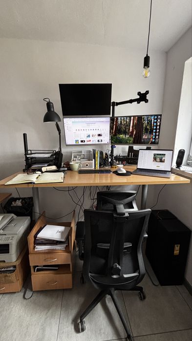 Biurko premium elektryczne regulowane 2 silniki 160x80cm