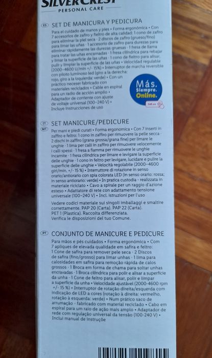 Conjunto de Manicure/Pedicure NOVO