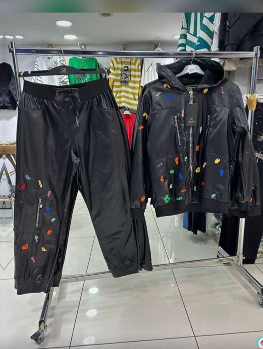 Костюм экокожа, размер L