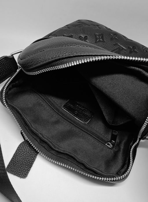 Чоловіча сумка шкіряна барсетка луї віттон | Мужская кожаная сумка