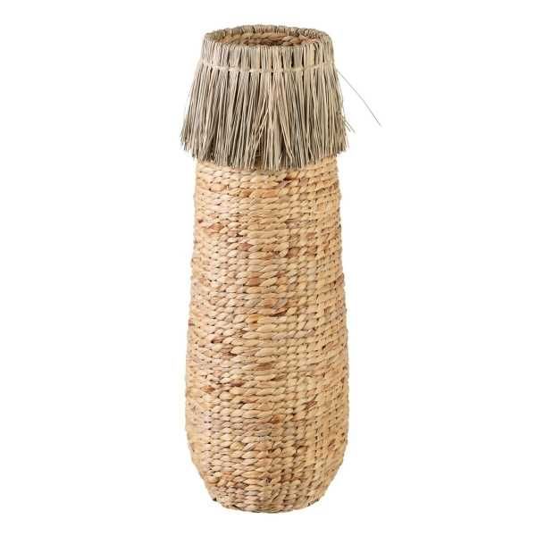 Vaso 23 x 23 x 82 cm Natural Fibra natural - NOVO