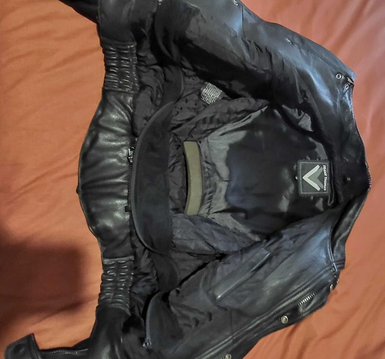 Frank Thomas Leather Motorcycle Jacket