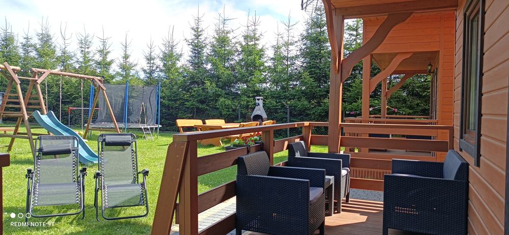 Domek letniskowy nad morzem z balią i sauną k. Jastrzębia Góra