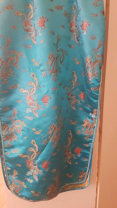 Fato de chinesa azul. Tamanho M