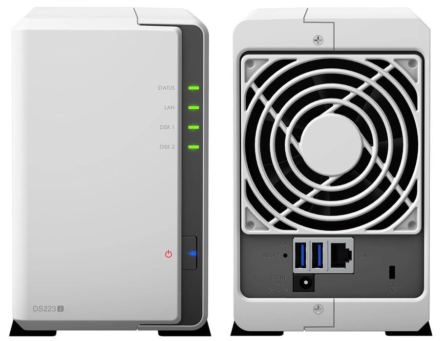 Serwer Nas Synology Diskstation Ds223J 32Tb (2X16Tb) Seagate Ironwolf