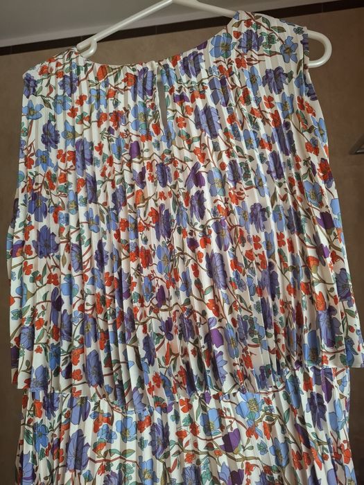 Vestido de Verão comprido, multi cor,