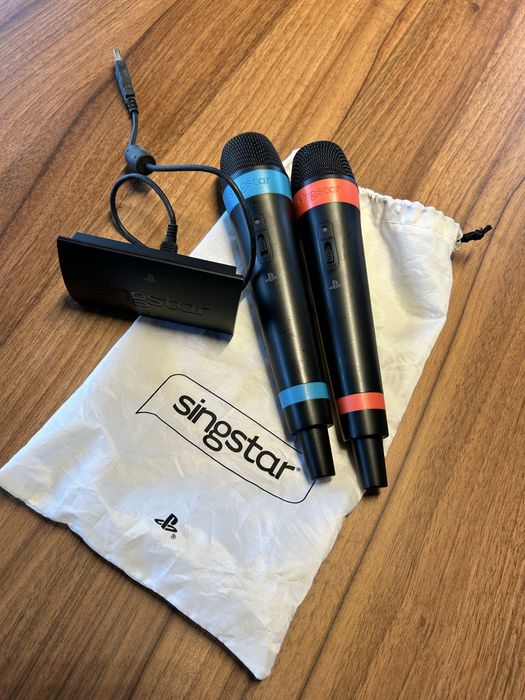 Sing Star Microfones sem fios, + Jogos Abba & Starter Pack