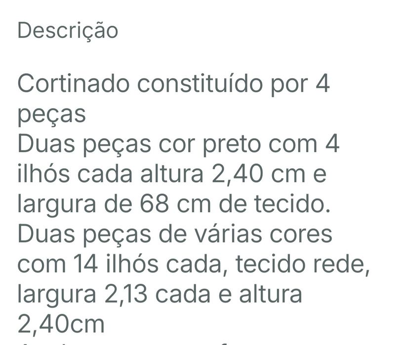 Cortinado Com Varão