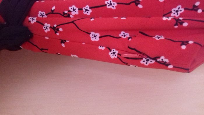 Vestido Dandara vermelho florido S