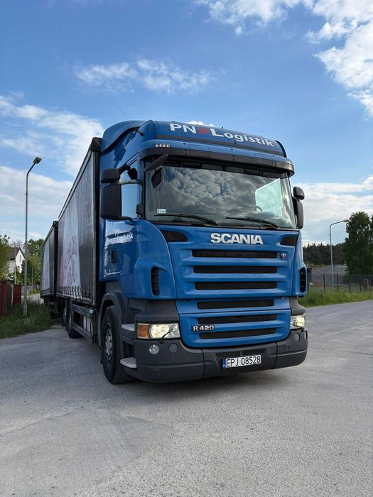 SCANIA R420 6X2 OPTICRUISE/ skrętna oś/ aktyw. tempomat