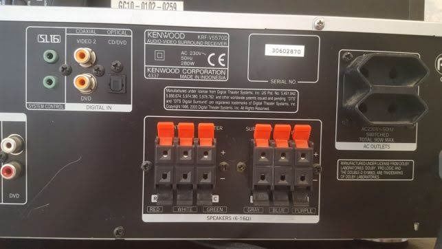 Домашній кінотеатр 5.0 + ресивер Kenwood