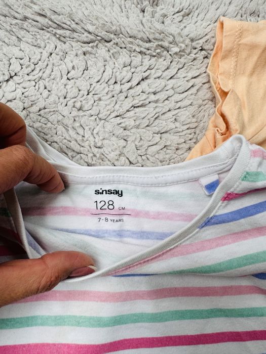 Zestaw koszulek rozm. 128