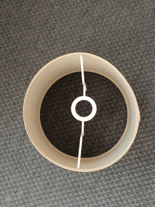 Abajur cónico para candeeiro mesa ou teto 23-33 cm bege