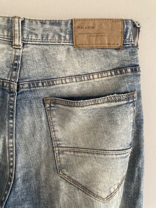 Jeansy z dziurami Pull&bear r.M wysoki stan