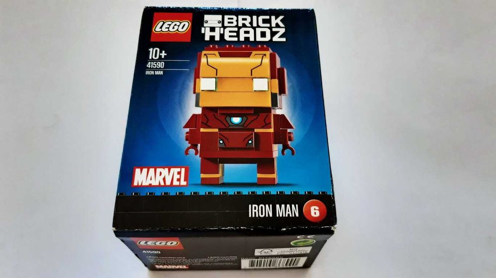 LEGO BrickHeadz Marvel Civil War 41590 Iron Man selado