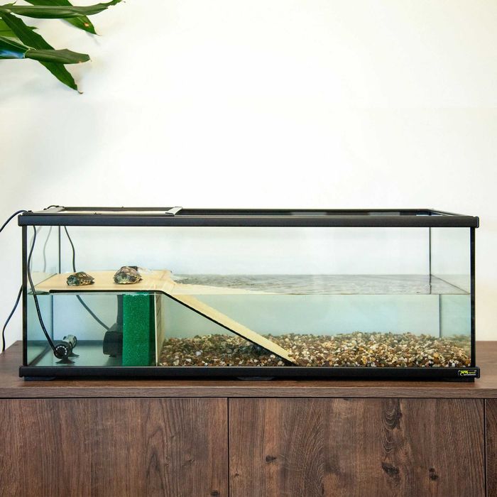 Kit TURTLE NOVO Tartarugueira com Acessórios | Filtro Areão Plataforma