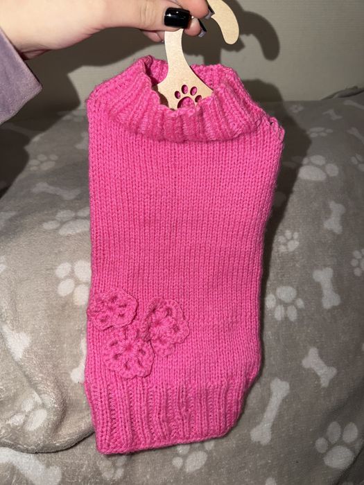 Вязаные  кофты для собак