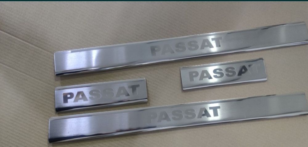Накладки на пороги fusion USA/ passat b7 usa. 4шт. Нержавійка. Преміум