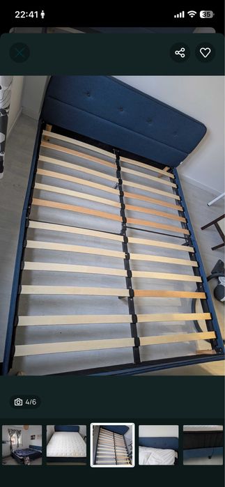 Cama queen ikea 2,00x1,60