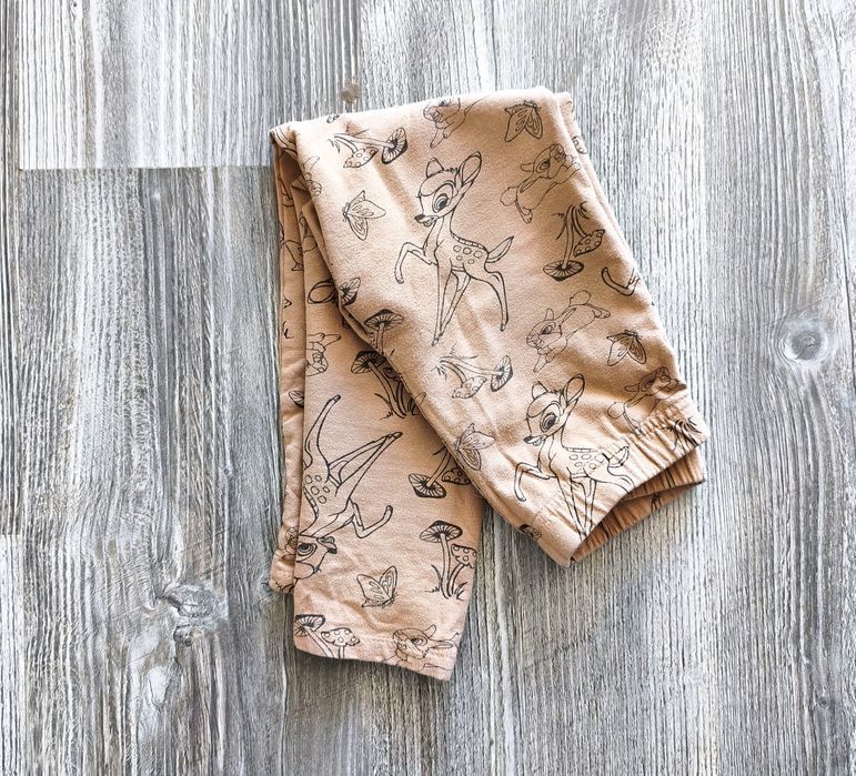Sinsay Bambi dresowe legginsy 116