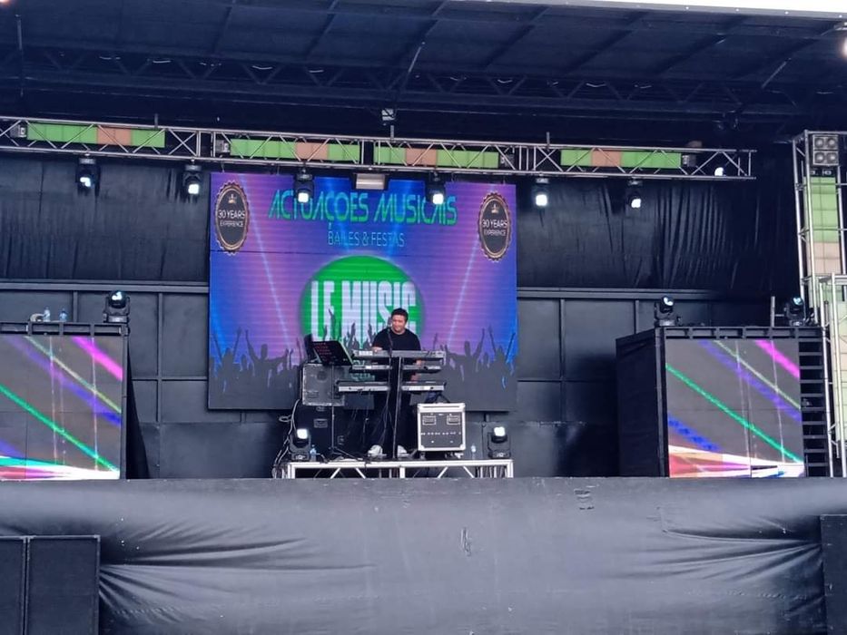 Palcos com Som Luz Ecran