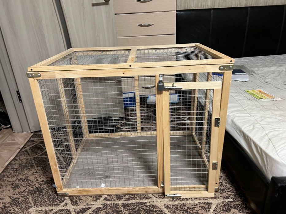 Будка / вольер квартирный для собаки/ для щенков до 20-25 кг