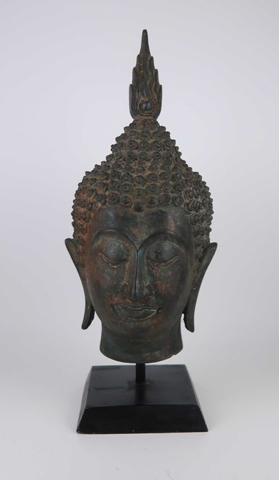 Cabeça de Buda em Metal (Ref 2)