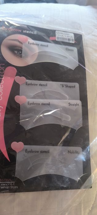 Szablony do brwi nowe