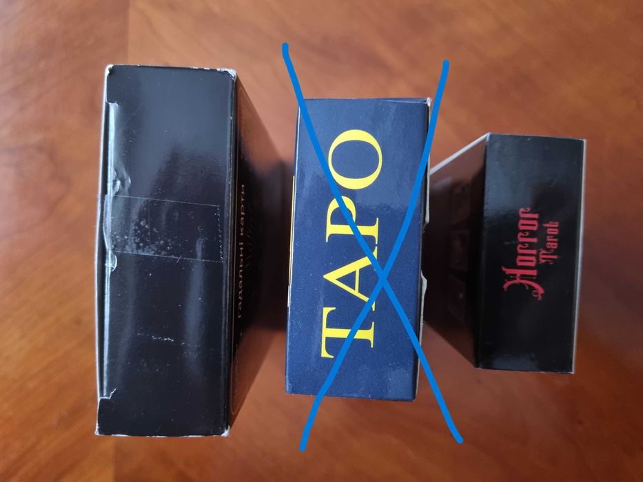 Карты ТАРО  с котами, horror