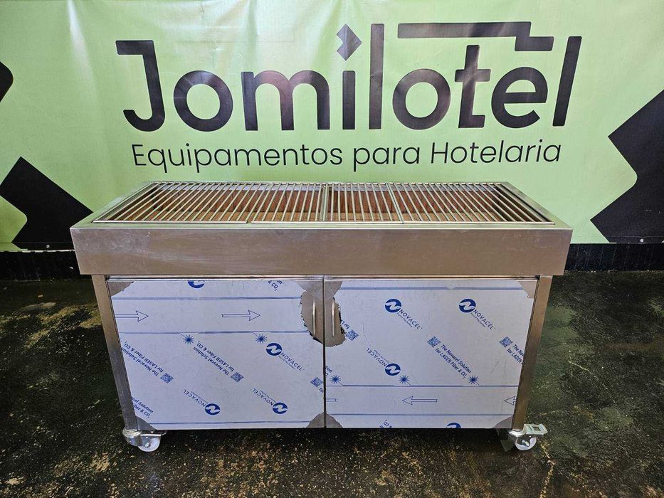 Grelhadores industriais a gás e a carvão