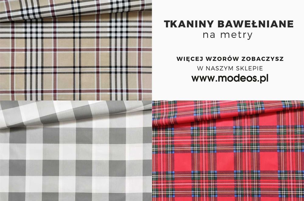 Bawełna w kratę kratkę Materiał na pościel Tkanina bawełniana