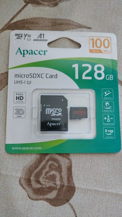 Apacer Micro SD 128GB SDXC A1